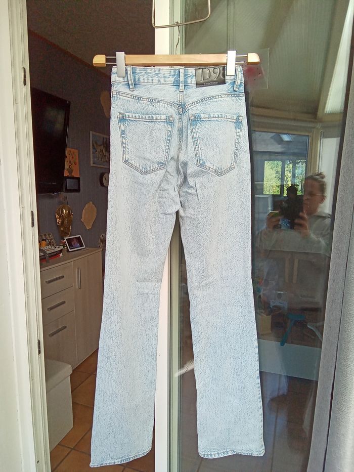 Pantalon en jean taille 32- bleu - Stradivarius (Mad) - photo numéro 3