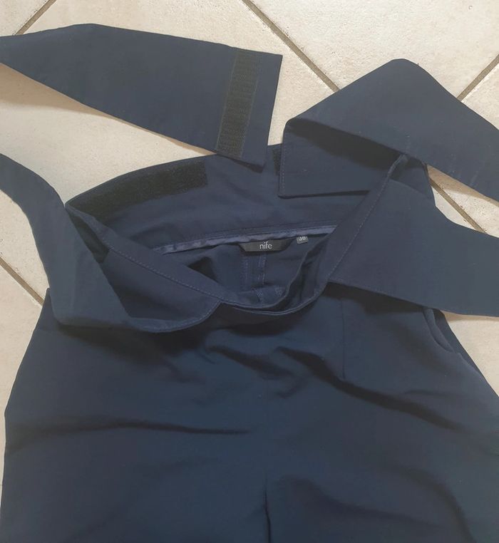 Pantalon à pattes d´éléphant salopette - photo numéro 4