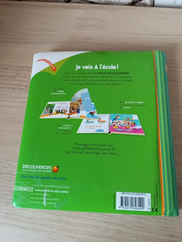 Livre Je vais a l'école - photo numéro 4