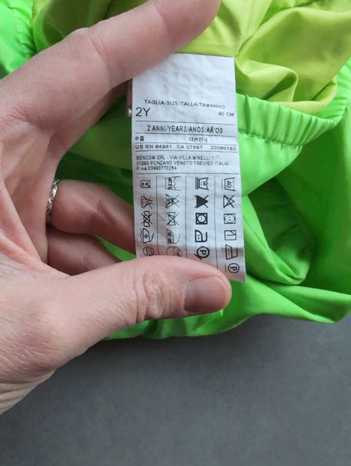 Imperméable vert fluo - photo numéro 6