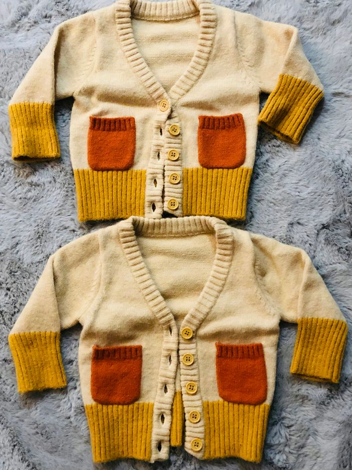 Deux gilets pour bébé