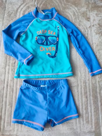 Ensemble maillot de bain garçon anti UV