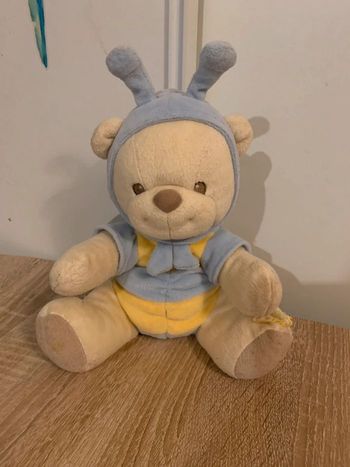 Doudou ours papillon nature bearries