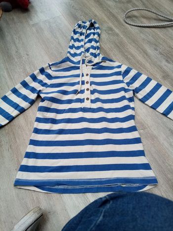 Pull fin à capuche taille S