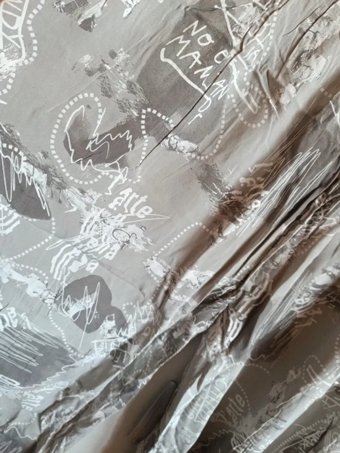 Pantalon Aladin gris et blanc - photo numéro 4