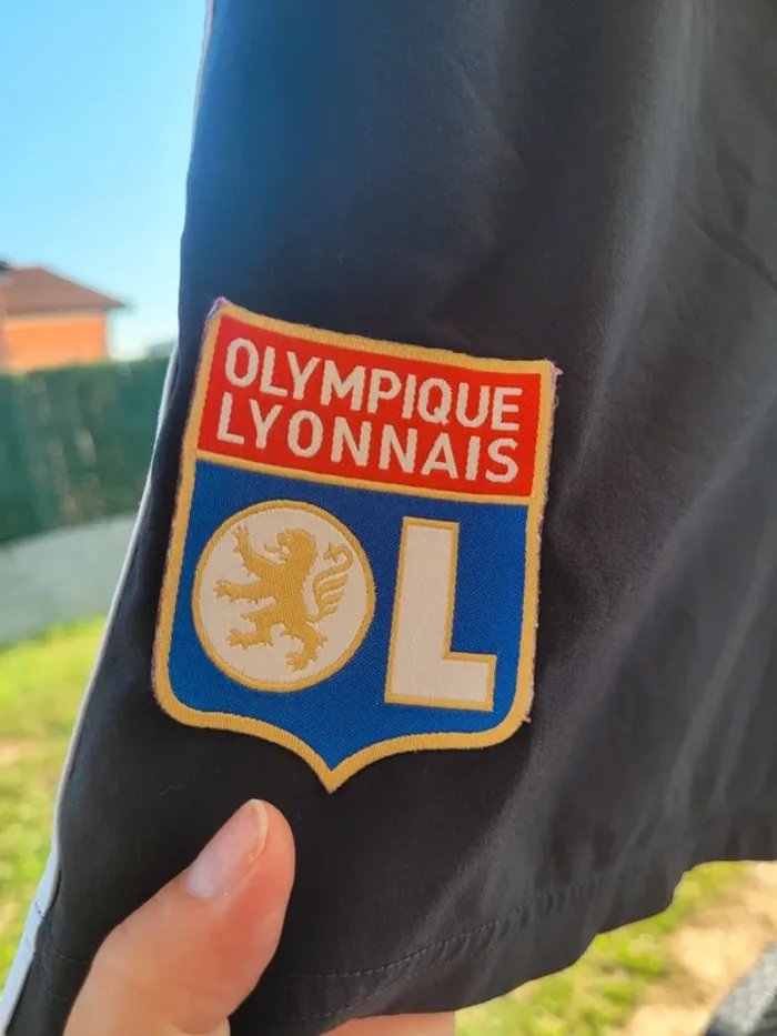 Short olympique lyonnais noir - photo numéro 2