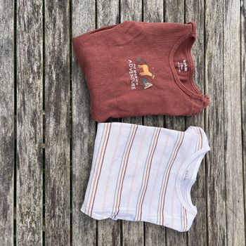 Lot de 2 bodies bébé mixte 18 mois