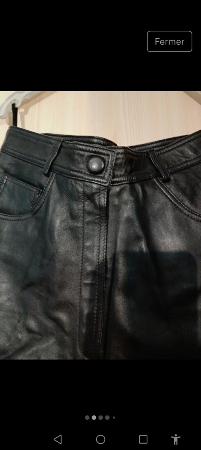 Short 100 % cuir d'agneau - photo numéro 2
