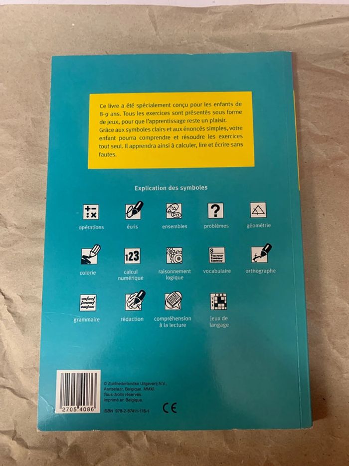 Livre d’exercices français calcul 8-9 ans - photo numéro 2