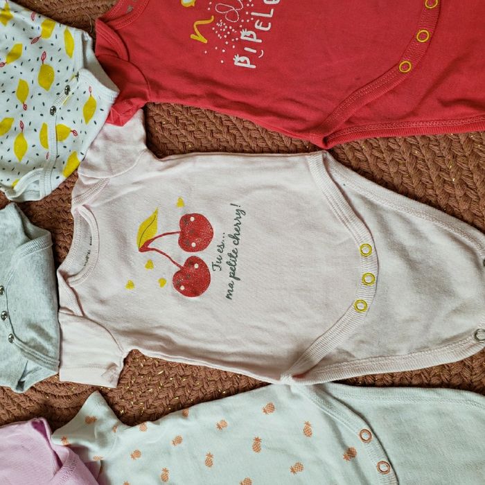 Lot bodies manches courtes - photo numéro 3