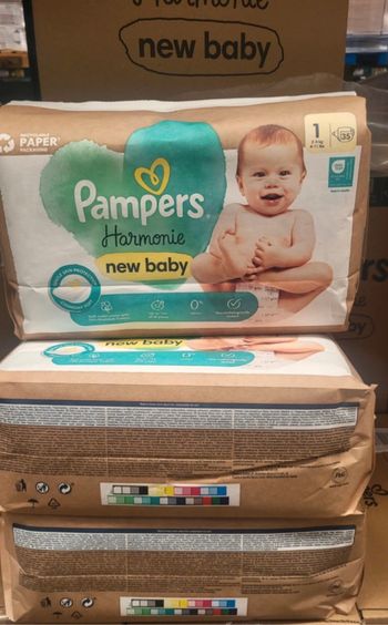 Pampers Harmonie taille 1 (105 couches)