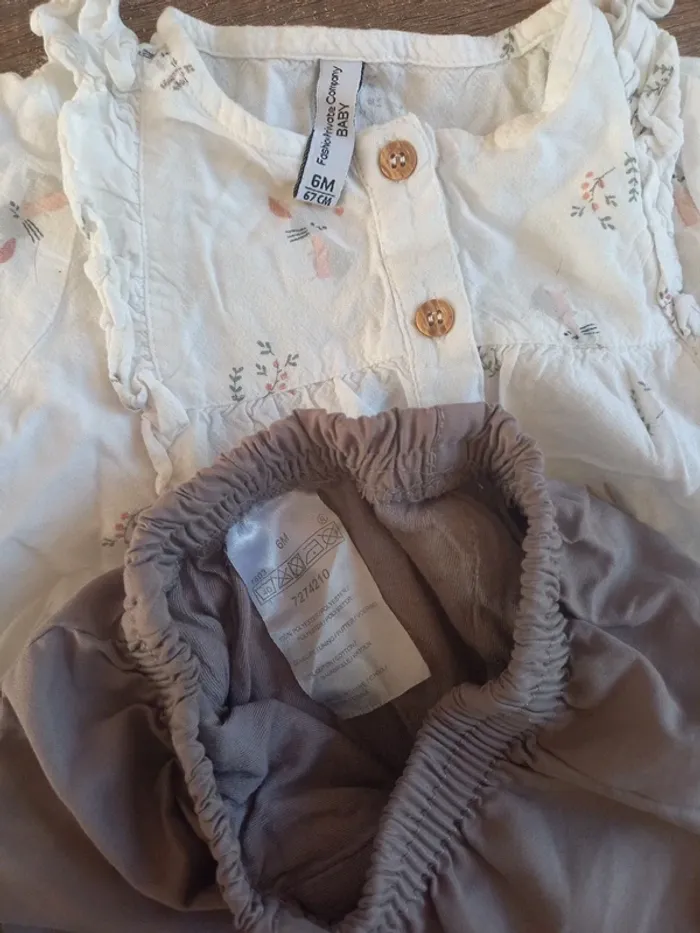 Ensemble bébé fille 6 mois - photo numéro 4