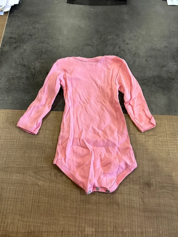 Body manches longues bébé fille, petit bateau 9 mois - photo numéro 3