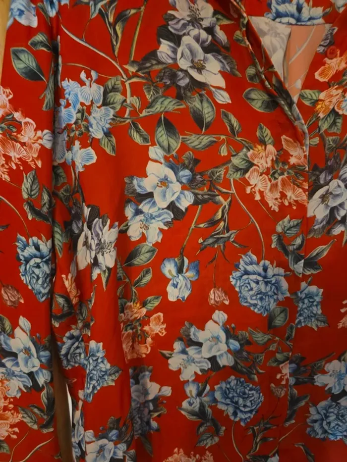 Chemisier fluide fleuri - photo numéro 3