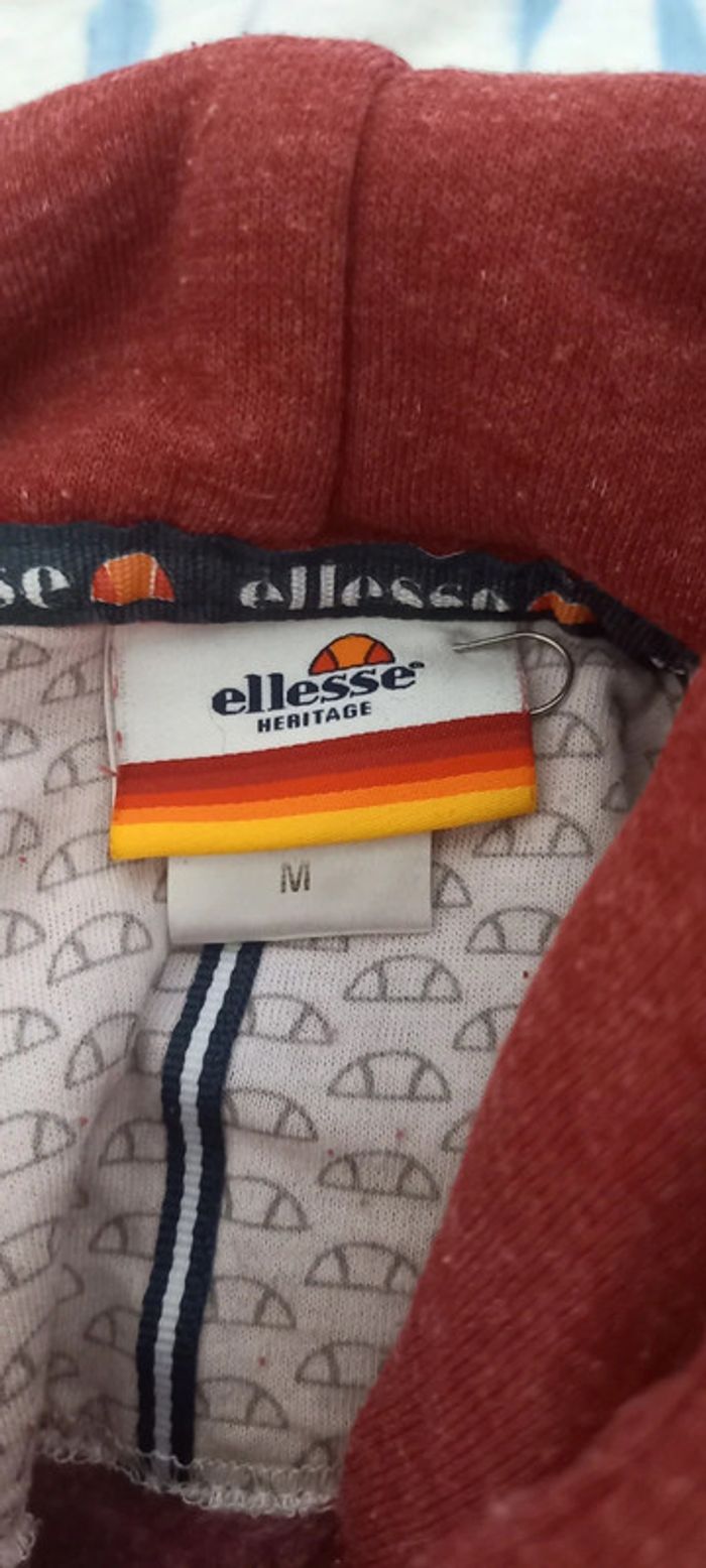 Sweat à capuche Ellesse Bordeaux 38 - photo numéro 5
