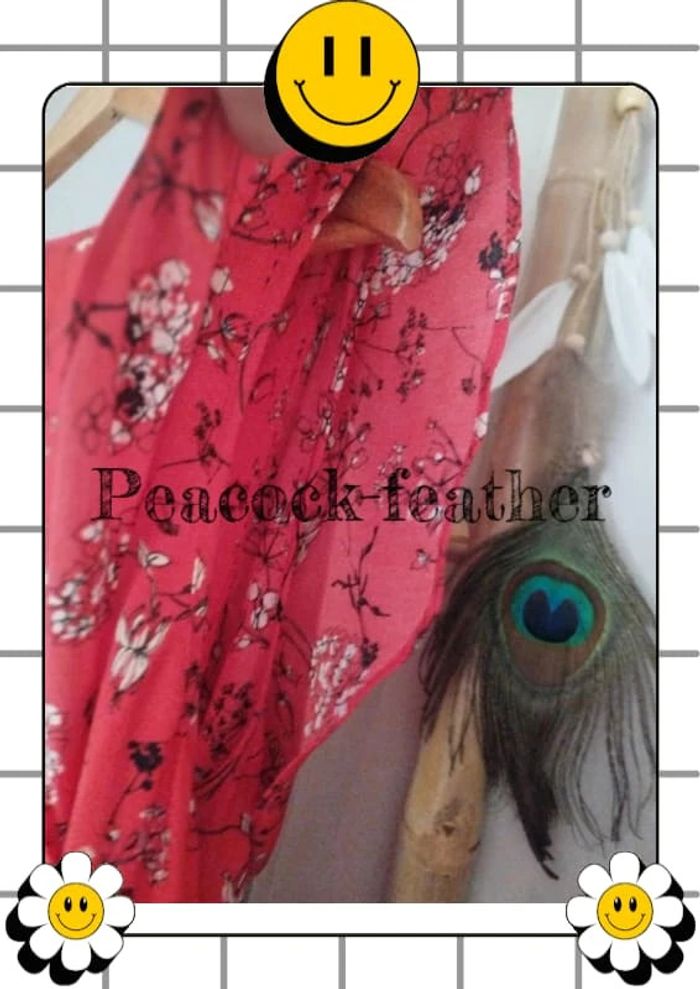 Robe rouge fleurie Kiabi 42 - photo numéro 11