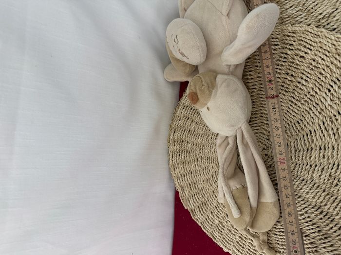 NICOTOY SOS DOUDOU LAPIN ECRU COEUR BEIGE MUSICAL - photo numéro 5