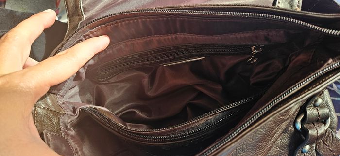 Sac à main cuir  Fuchsia - photo numéro 6