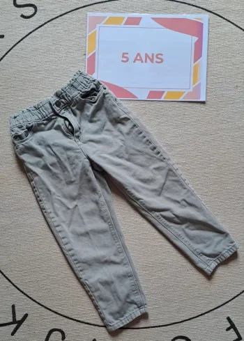 Jean taille élastique