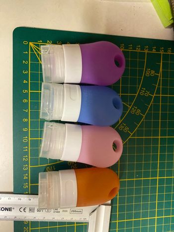 Lot de 4 flacons souple
