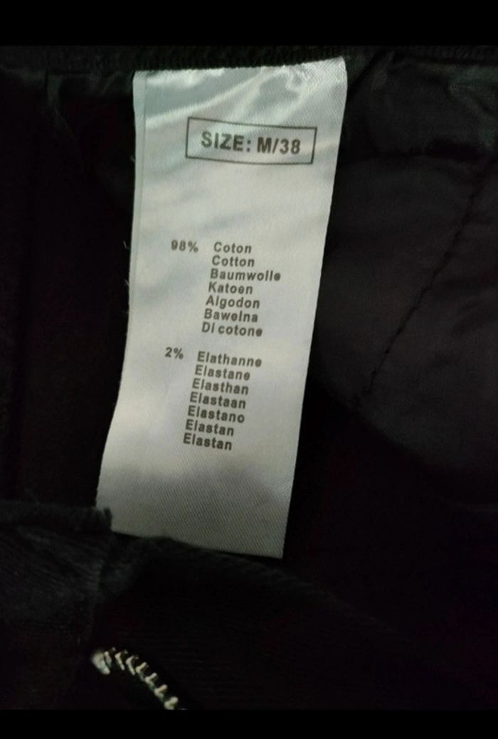 Pantalon noir femme élastique taille 38 pattes d'éléphant My Bestiny - photo numéro 3