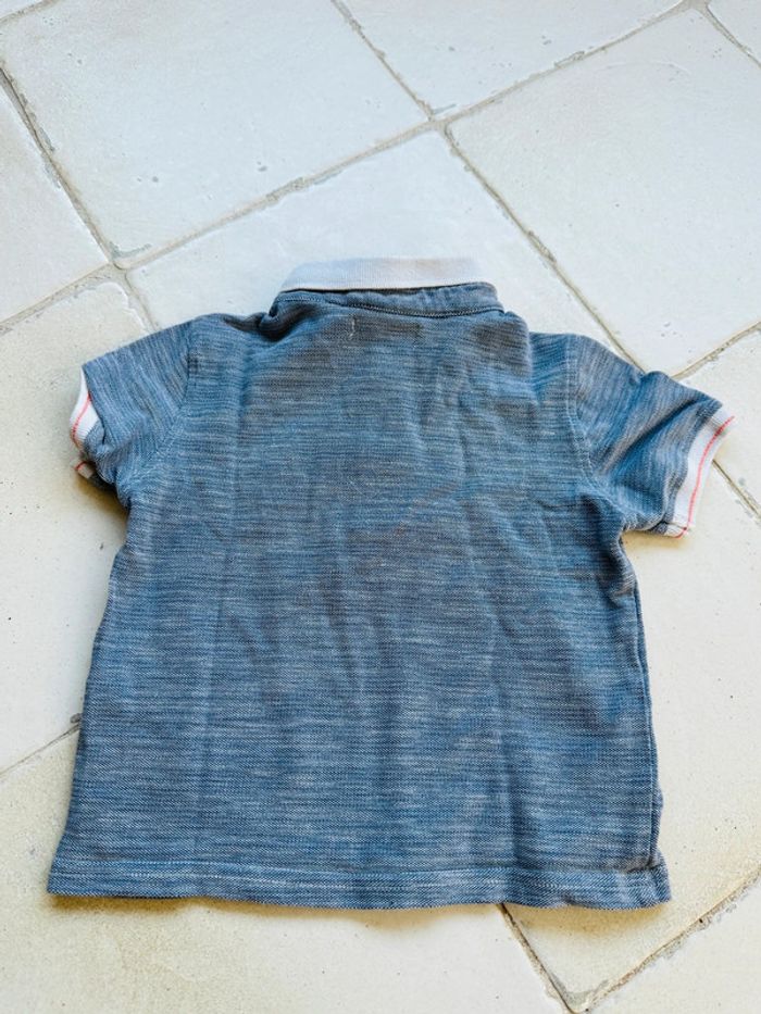 Polo bleu chiné - photo numéro 6