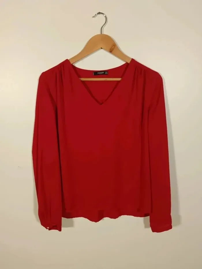 Blouse rouge Mango 36