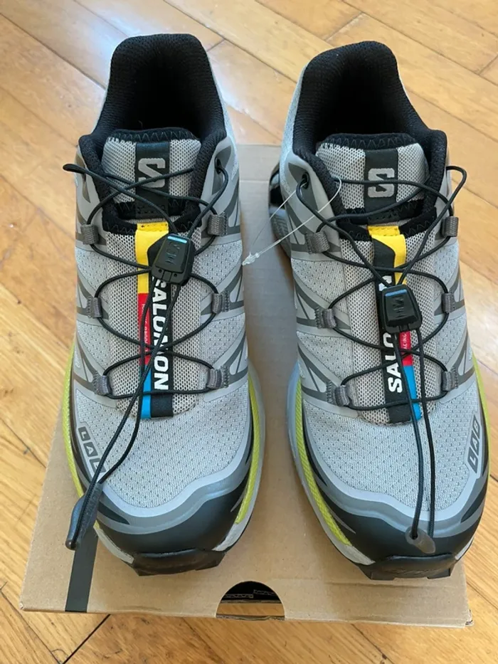 Salomon XT-6 Alloy Black / Dark Citron - 37,5EU - photo numéro 6