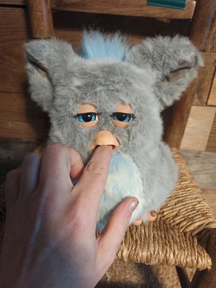 Furby tiger bleu gris tbe 2005 - photo numéro 4