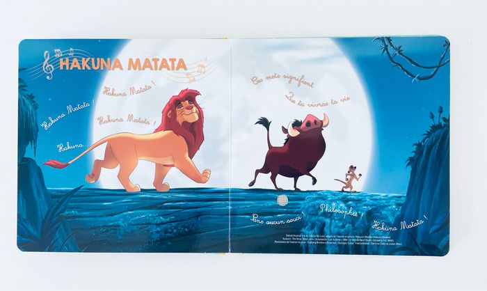 Lot de 2 livres les premières chansons de Disney - photo numéro 5