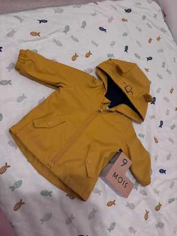 Imperméable garçon 9 mois