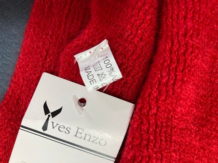 Écharpe rouge Yves enzo - photo numéro 4