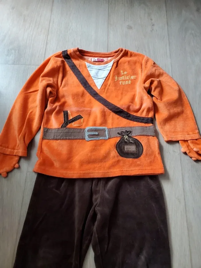 Pyjama velours DPAM 4 ans - photo numéro 2