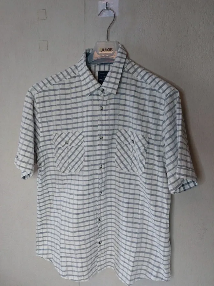 Chemise a carreaux manches courtes "Armand Thiery"
