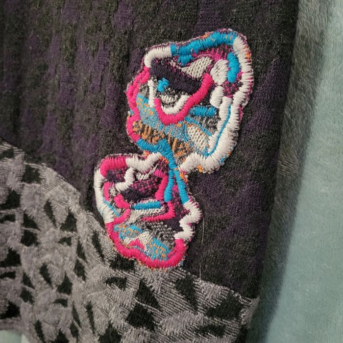 Robe / Tunique en Laine Merinos  👗 Patrice Breal - Taille 1 - photo numéro 3