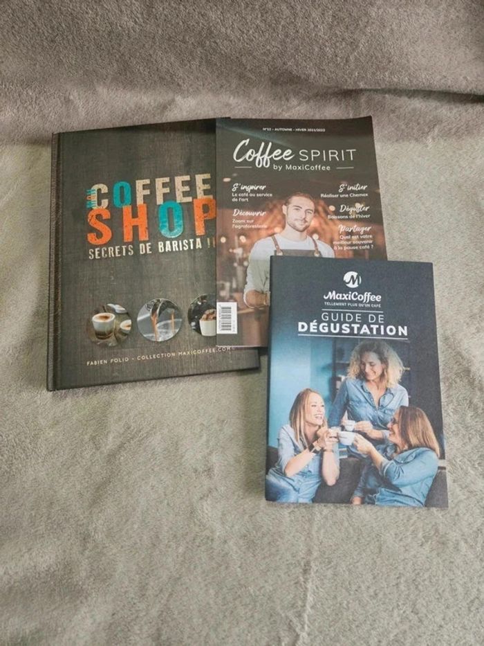 Lot de Livres/Magasines sur le café