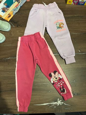Lot 2 pantalons de jogging chauds fille