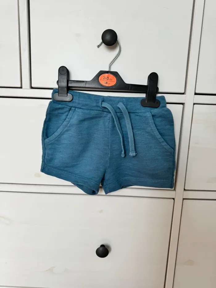 Short bleu || Bout’chou || 24 mois