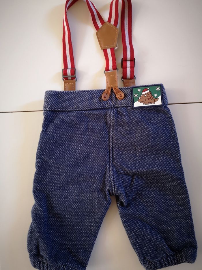 Pantalon chaud avec bretelles - photo numéro 3