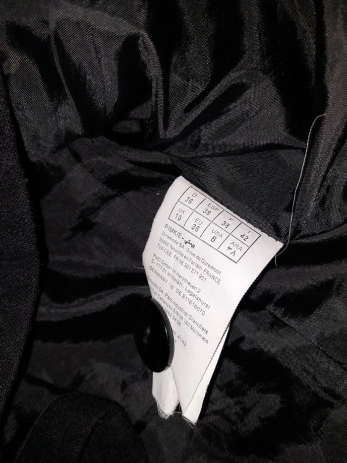 Veste noir style perfecto Pimkie taille 38 M - photo numéro 2