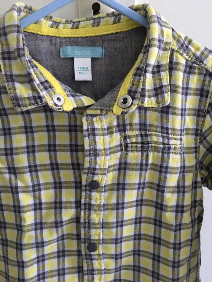 Chemise garçon manches longues Okaidi 18 mois - photo numéro 3