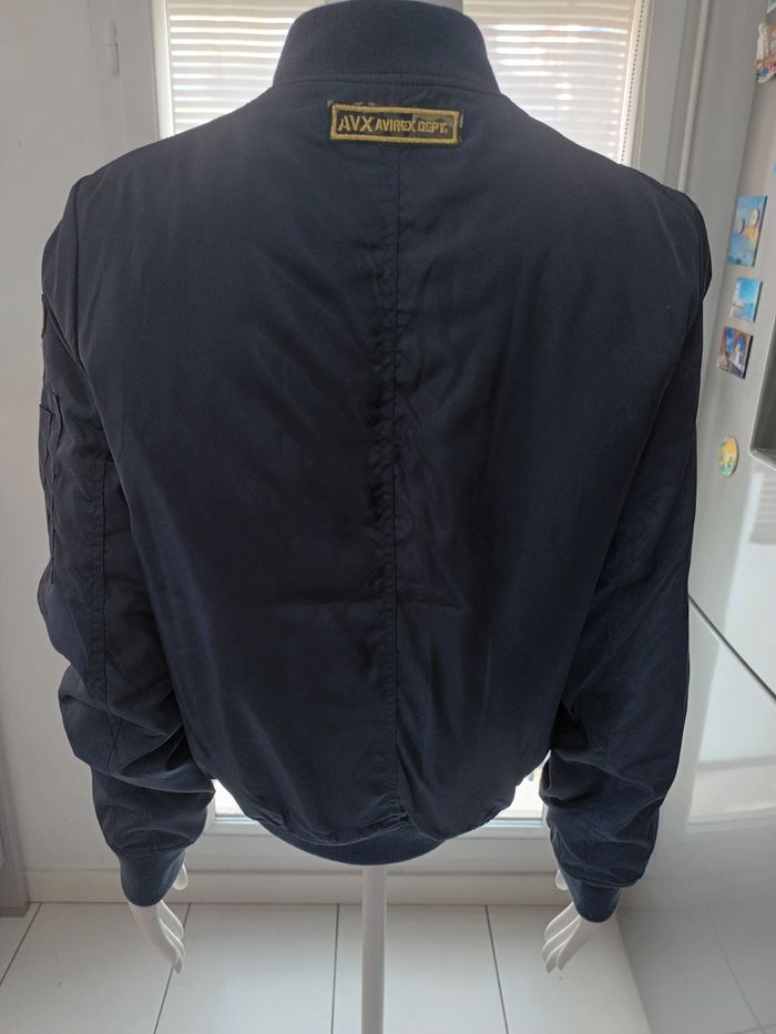 Bombers AVIREX neuf Bleu marine taille l - photo numéro 4