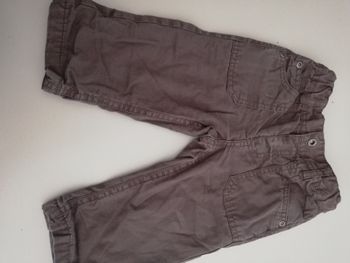 Pantalon garçon kimbaloo 12 mois marron