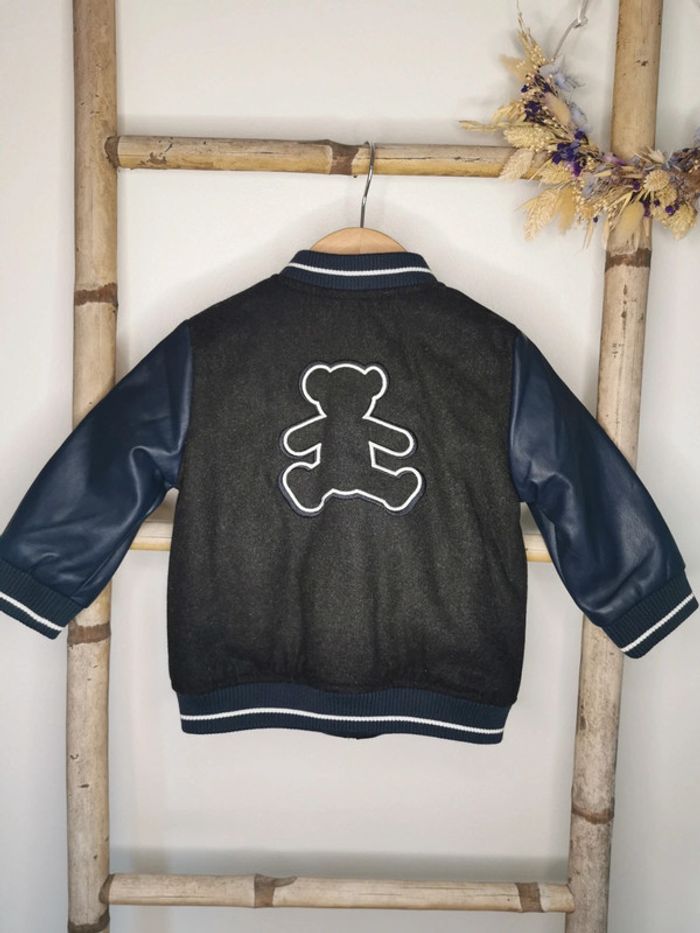 🌺Très Veste Lulu Castagnette 12 mois bombers - photo numéro 7