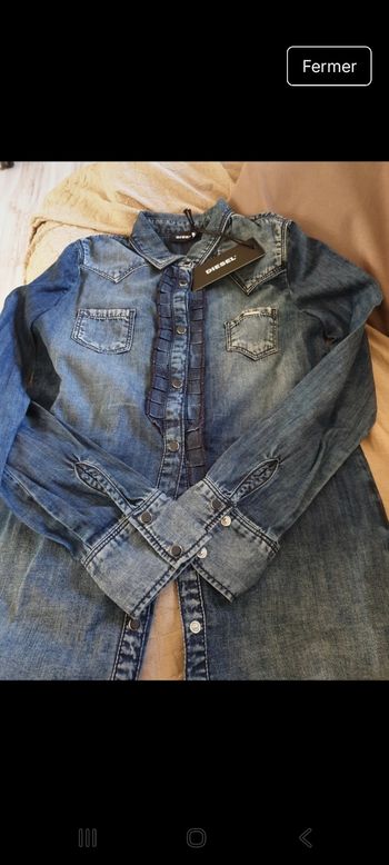 Chemise diesel jean 10 ans