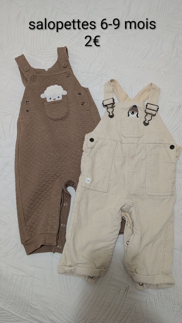 Salopettes 6-9 mois