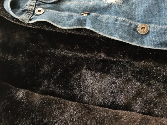 Veste en jean fourré - photo numéro 2