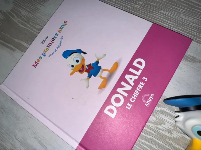 Figurine + livre mes premiers amis Disney Donald - photo numéro 4