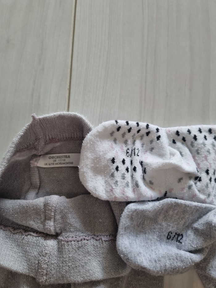 Lot 3 collants 6/ 12 mois - photo numéro 2