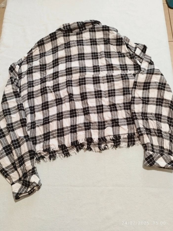 Chemise courte à carreaux - photo numéro 5